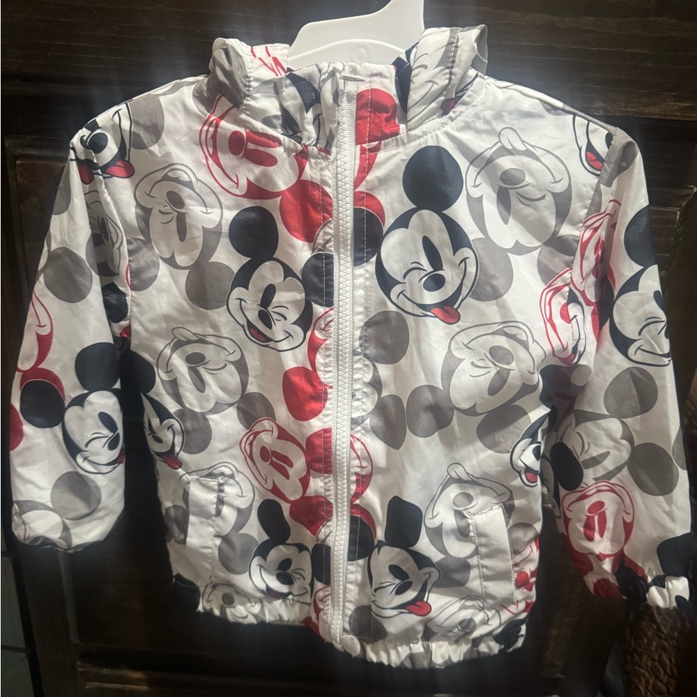 Target Kids Mickey Mouse Jacket - Red, Black, White